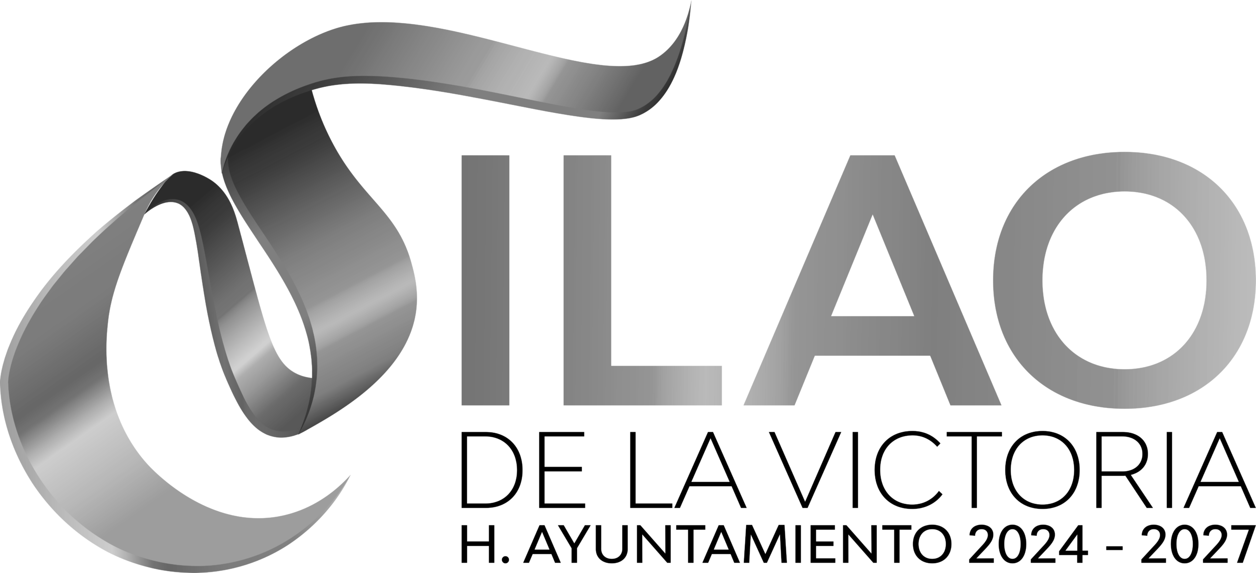 silao logo letras negras monochrome